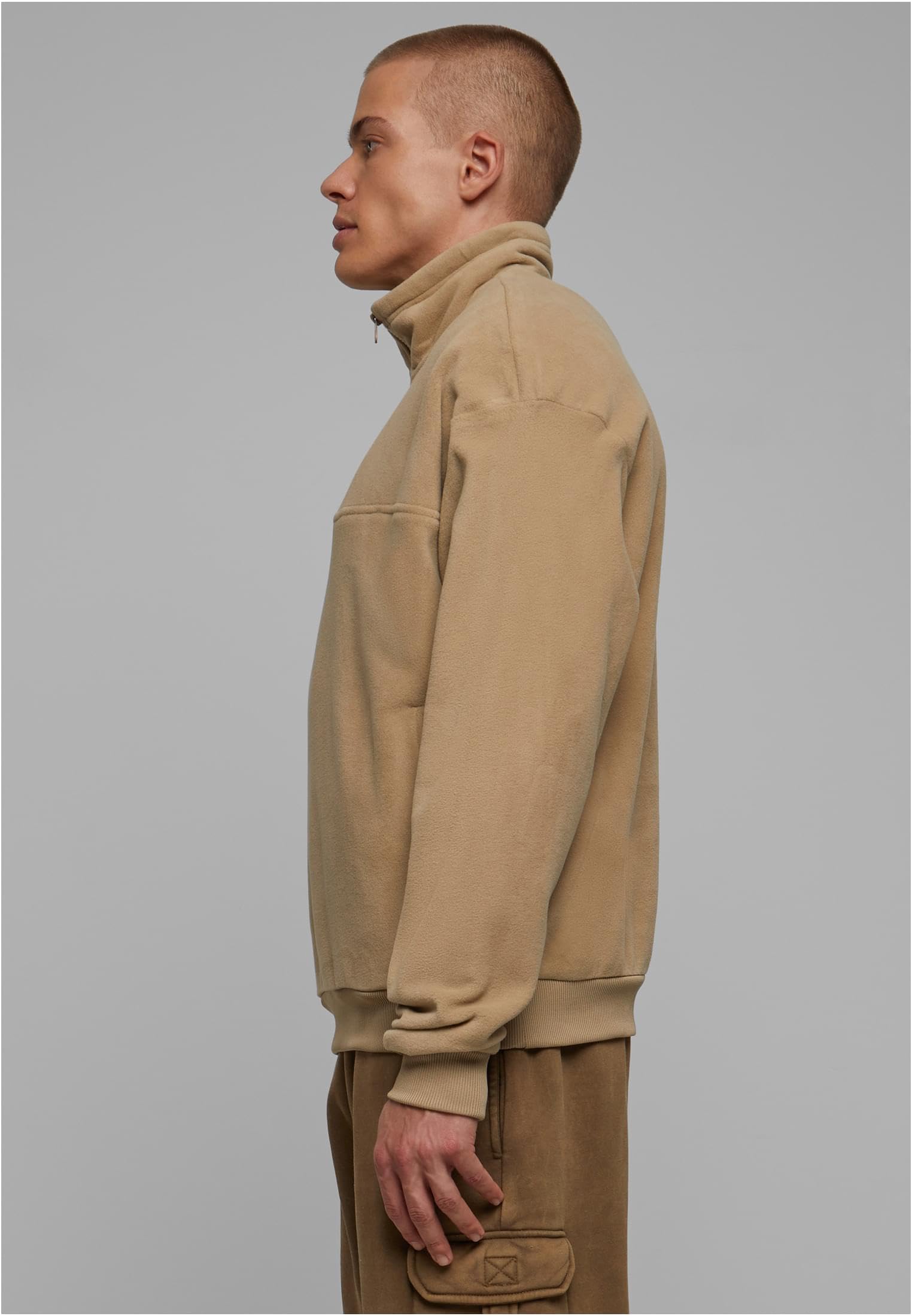 Urban Classics Bluza sportowa Mężczyźni Basic polar Troyer