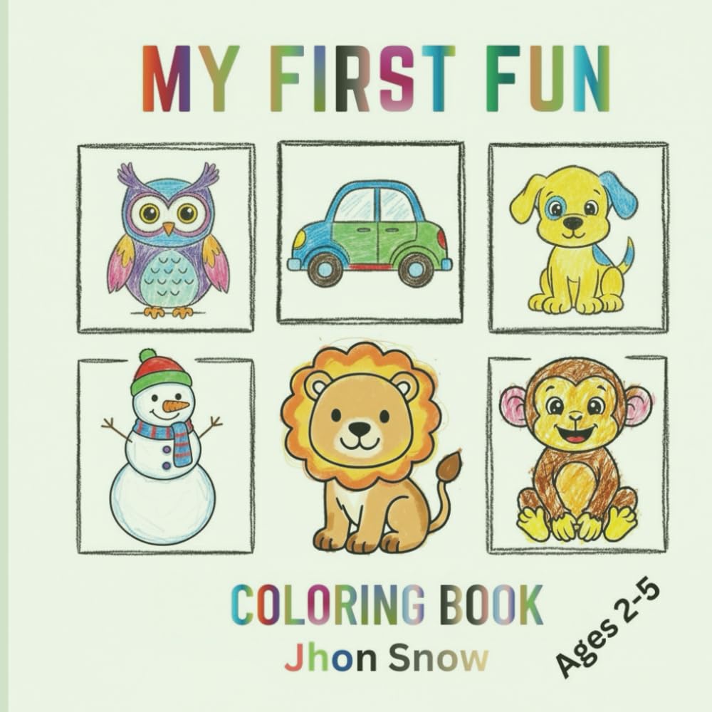 My First fun: Coloring book