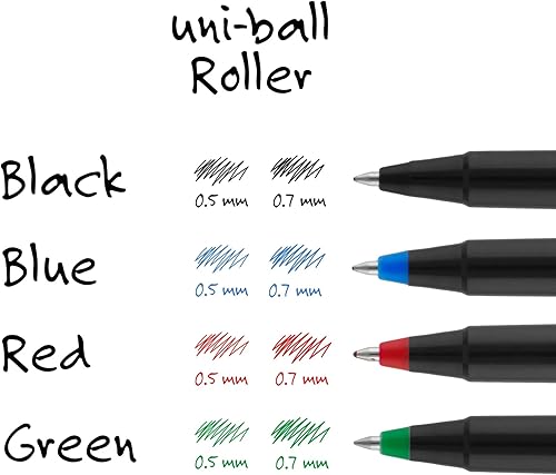 Miniatura 4 de UNI 60154 Uni-Ball Roller Pen Rollerball, Green, Micro 12 pk