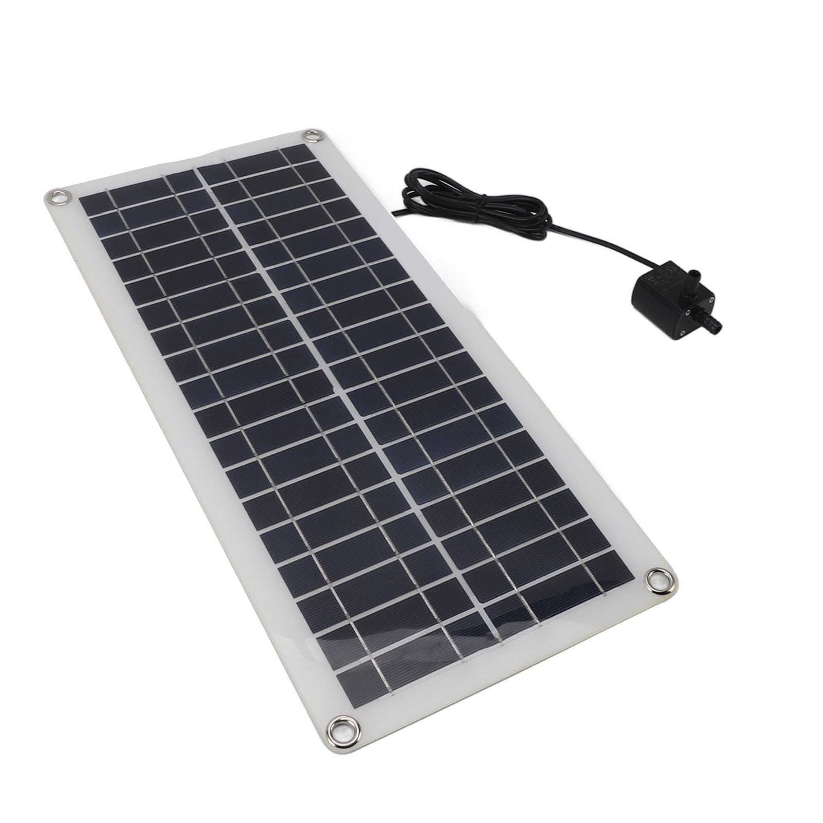 Pompa Ad Acqua con Pannello Solare Policristallino Pompa Solare Durevole da 50 W per il Miglioramento Dell'ambiente dello Stagno del Giardino