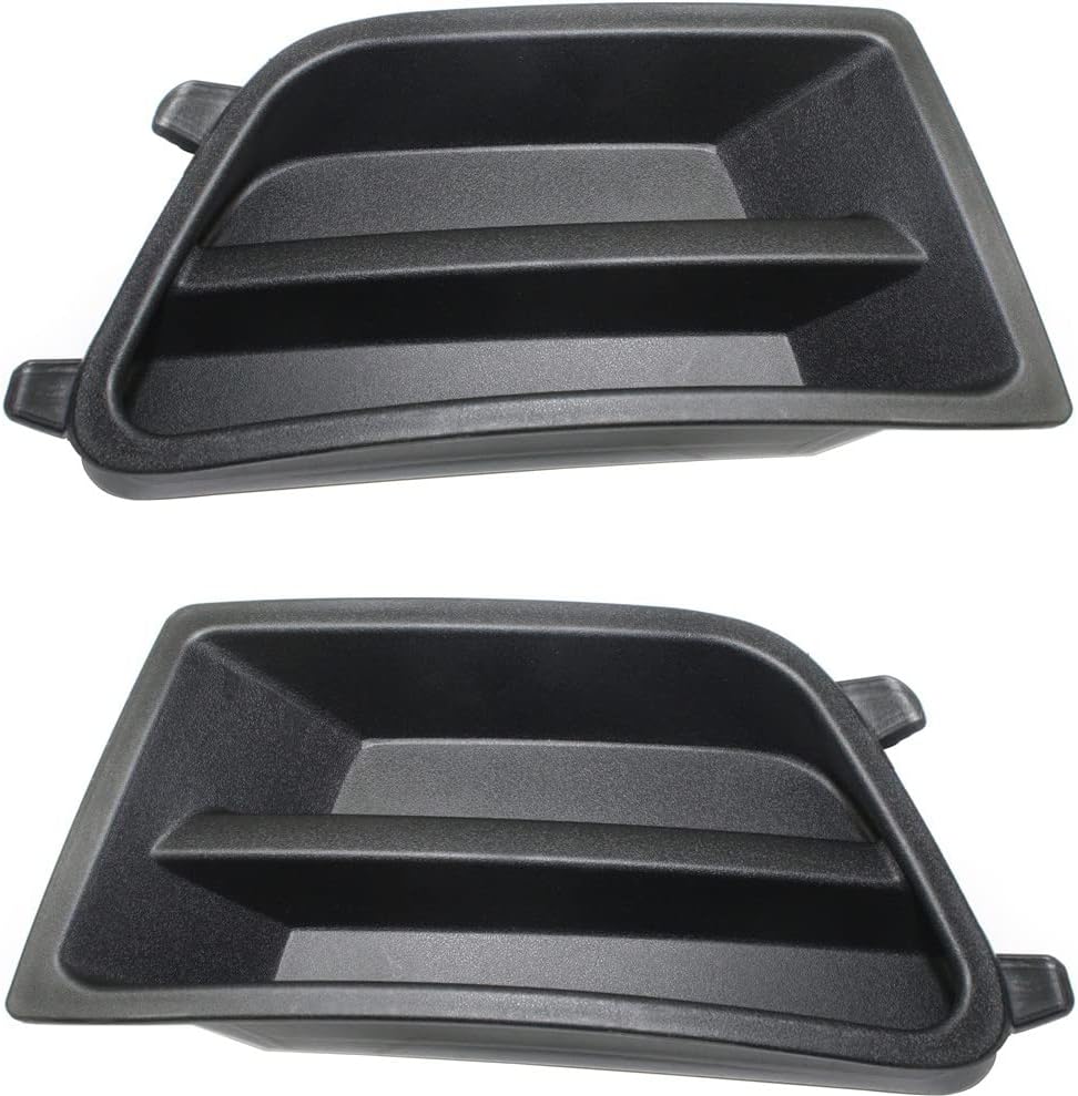 Garage-Pro Fog Light Cover SET Compatible with Ford Mustang 2010-2012 Front, Driver and Passenger Side, Textured Black