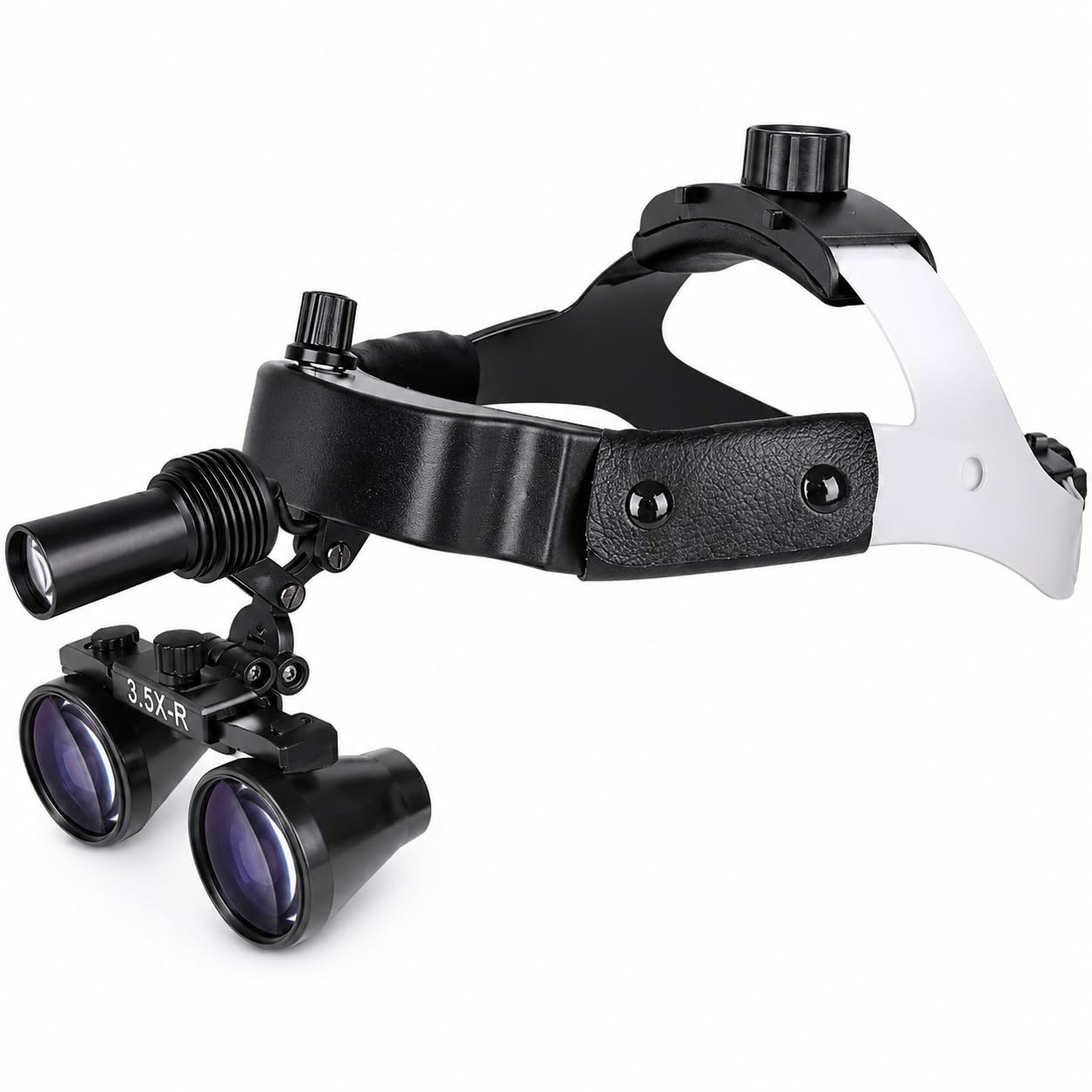 Akumulator chirurgiczny reflektor 3 W 60 000 lx - 3,5-krotne powiększenie medyczny reflektor LED z 5500 K światłem dziennym do chirurgii stomatologicznej | zabiegi na twarz | chirurgia plastyczna