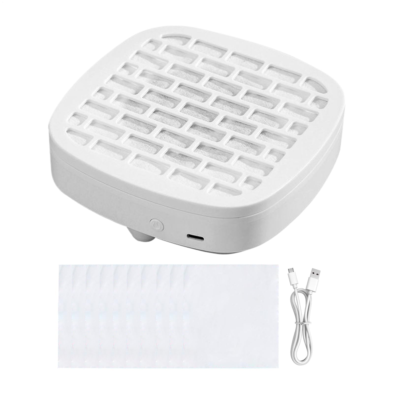 USB Rechargeable Nail Dust Collector - Powerful Dust Suction Machine, Portable USB Rechargeable Dusting Machine For Pedicure, Nail Dusts Collector For Manicure, Women, Girls, Travel, Home, Outdoor