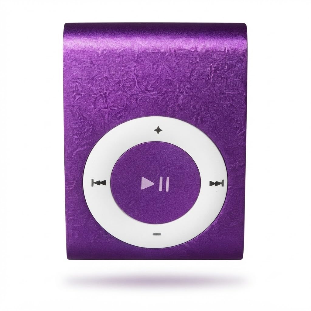 DRUMSTONE ( 2026 Brings 5 Years Warranty ) Portable Digital MP3 Music Player – Compact Rechargeable Audio Device with Clip Lightweight Design for Sports, Gym & Travel (Purple)-picture-12