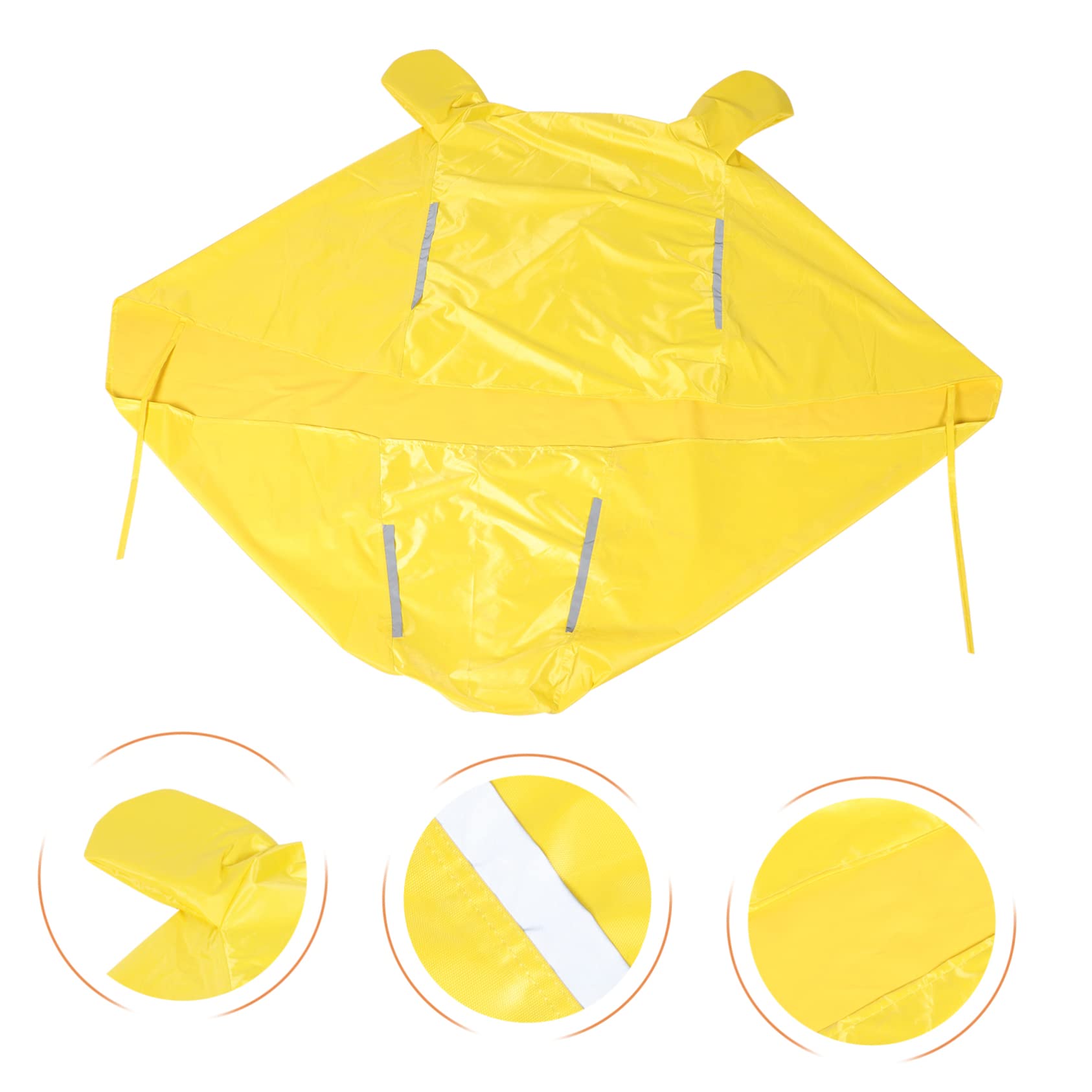 Copertura Antipioggia per Bicicletta Elettrica e Scooter, Telo Oxford Giallo, Resistente All’acqua, Antigraffio, per Esterni e Rimessaggio