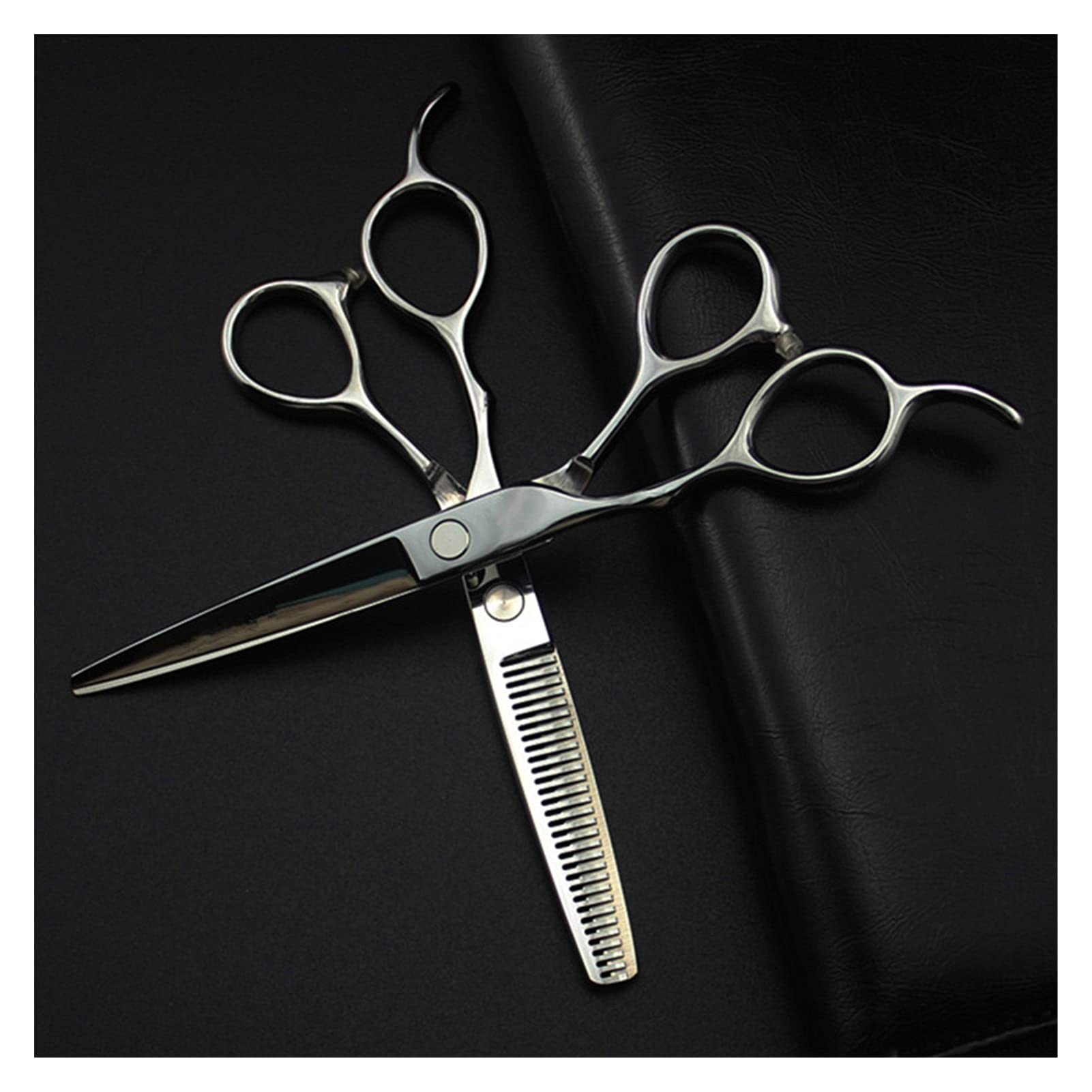 Tijeras para Cortar el Pelo, Tijeras de Peluquero para Zurdos, Tijeras de Peluquero, Kit de Corte de Pelo(6 Conjunto B)