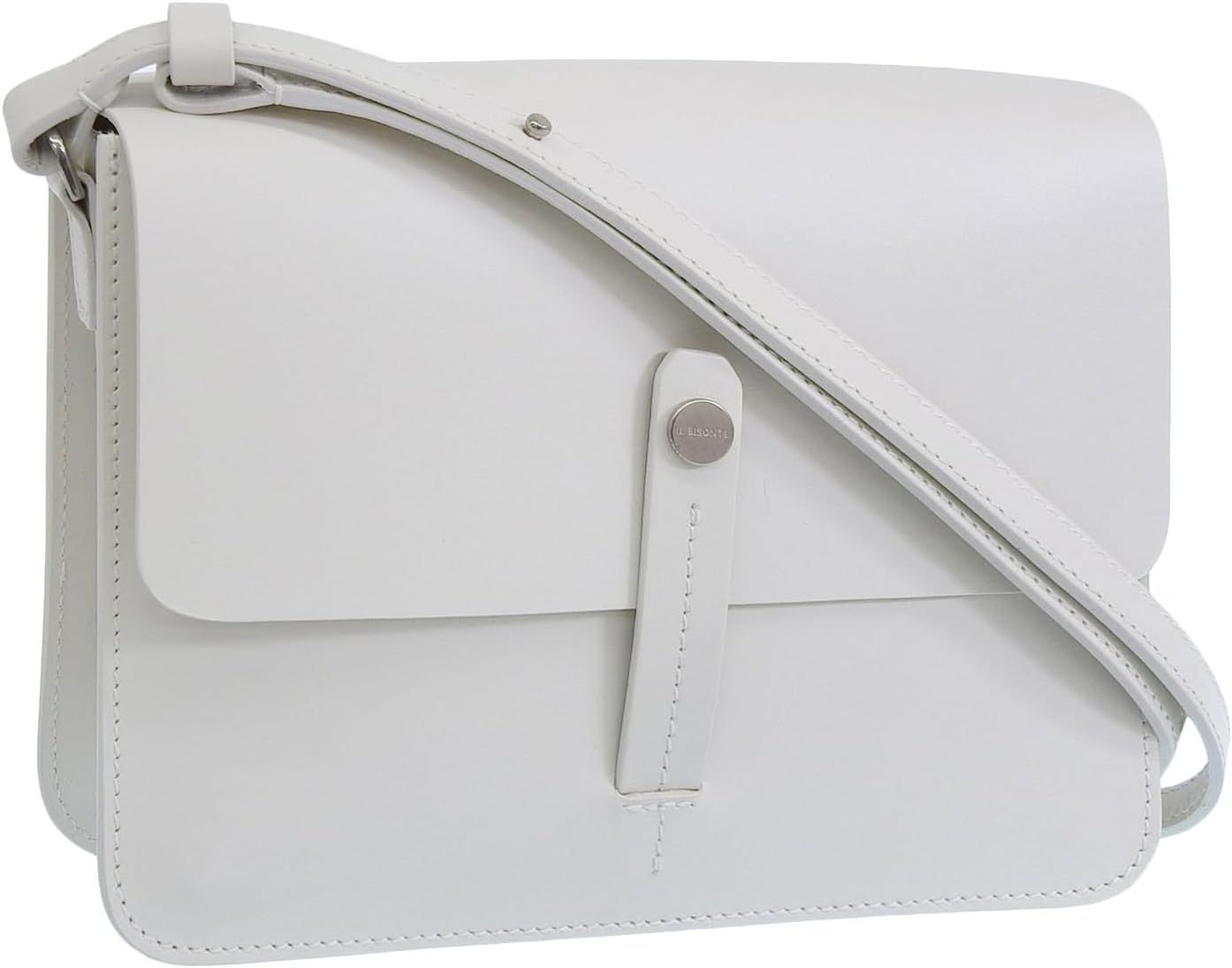 Bianchi サコッシュ ショルダーバッグ 帆布 白/ベージュ/チェレステ Bianchi サコッシュ ショルダーバッグ 帆布 白/ベージュ/チェレステ