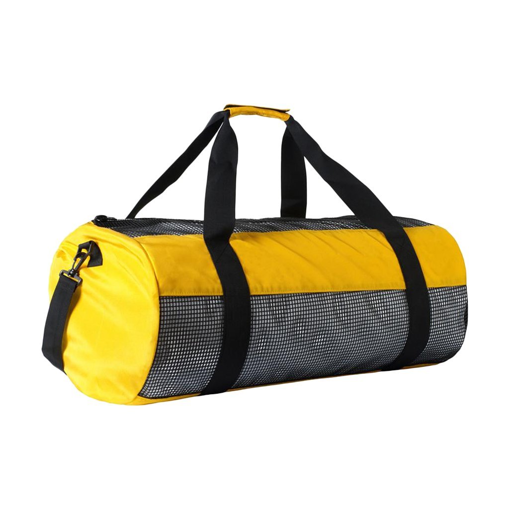 Sac de plongée grande capacité en maille filet Sac à main Sac à bandoulière pour entraînement de natation, plongée avec tuba