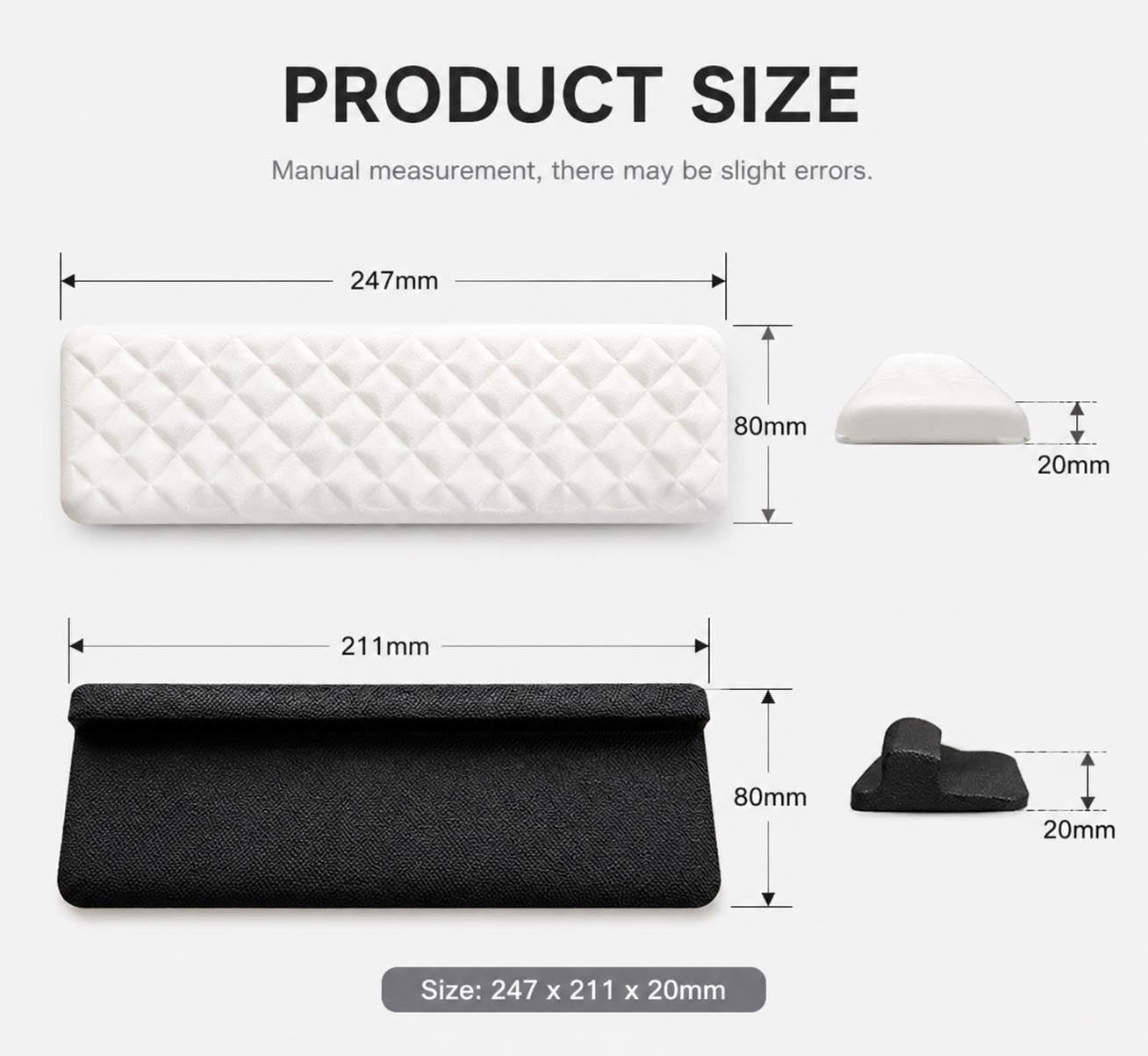 Reposamuñecas Teclado Reposamuñecas Ratón Set