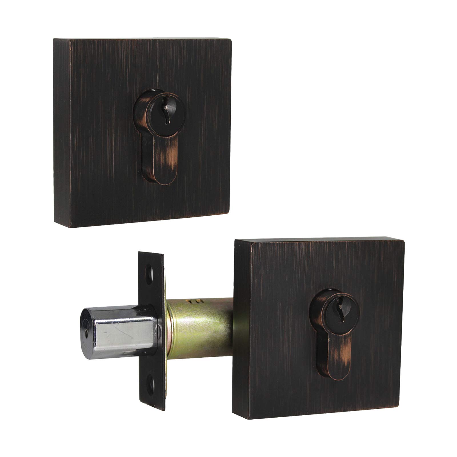 Buy 3 Pack Double Cylinder Deadbolt,Oil Rubbed Bronze Door Lockset