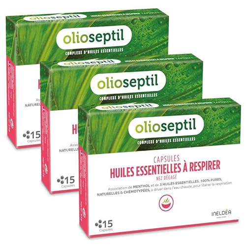 OLIOSEPTIL Capsules Huiles Essentielles à Respirer