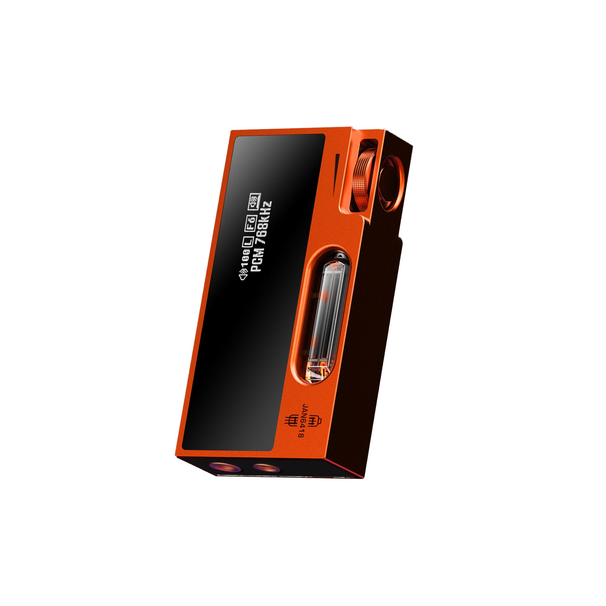 SHANLING UA7 Amplificateur de casque portable USB DAC Amp Dongle avec deux tubes JAN6418, son Hi-Fi aromatisant haut de gamme, prend en charge 768 kHz/32 bits DSD512, sortie 577 mW, prise jack 3,5 mm