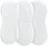 Changing Pad Liner, Fits in Peanut Shaped Changing Pads, Super Soft Peanut Changer Liners are Warm On a Baby's Back, Thicker Waterproof Pads are Machine Washable - 3 Pack