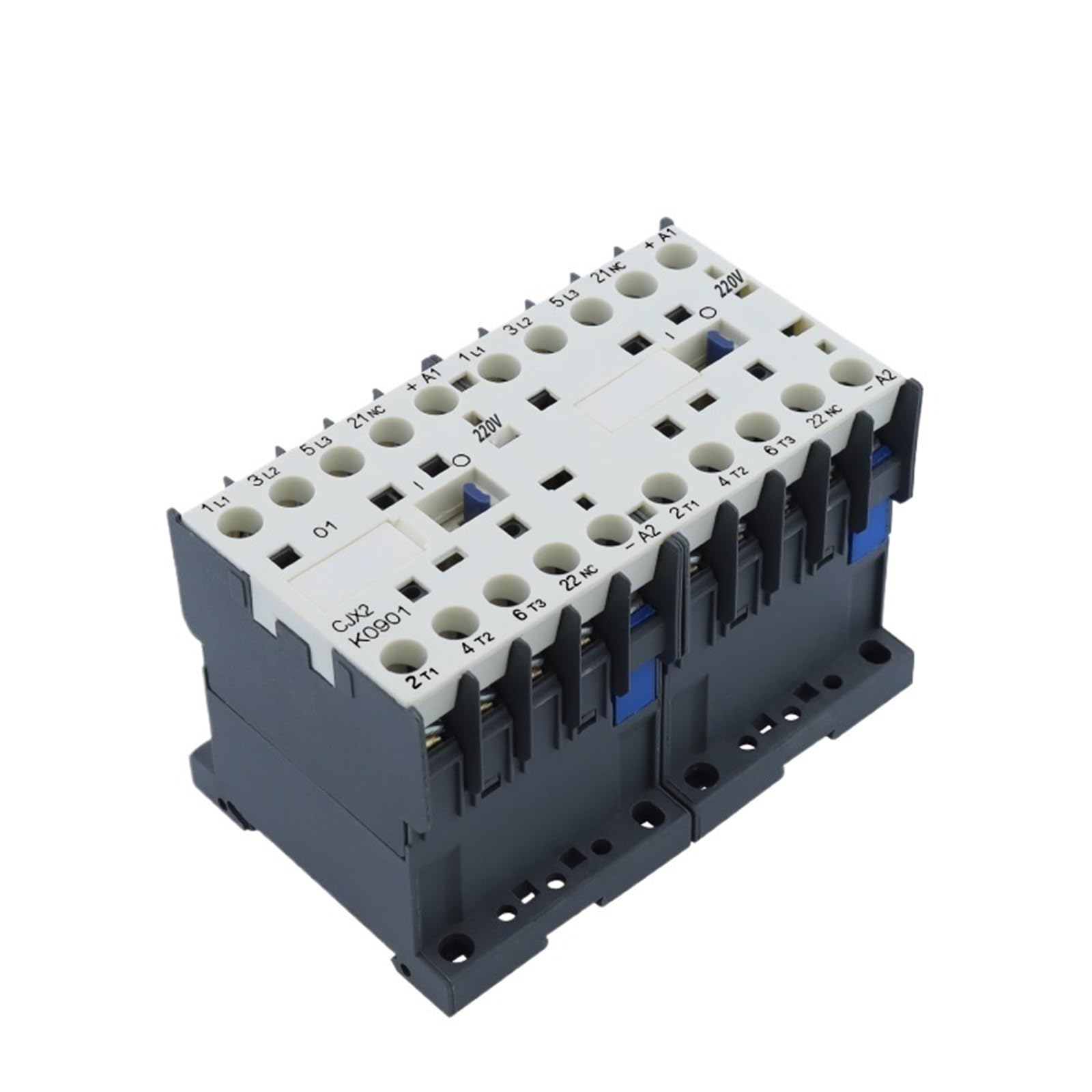 QfUxYYSLD LC2K Inverter Contactor CJX2K0901N 0910N Mechanical Interlock Contactor Mechanical Contactor AC 220V 110V 36V 24V 380V(CJX2K0901N AC,110V)