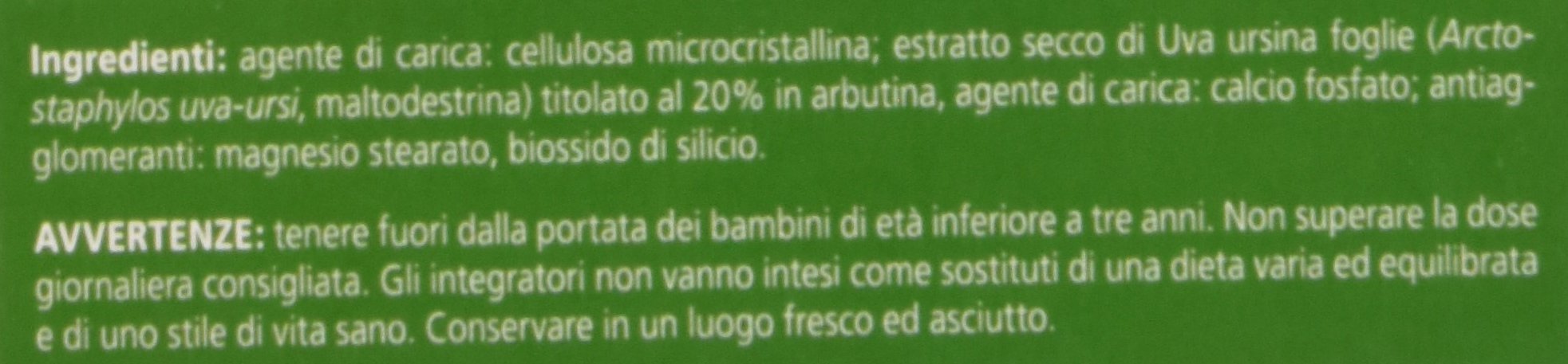 Pharmalife Research Uva Ursina 100% Integratore Alimentare 60 Compresse