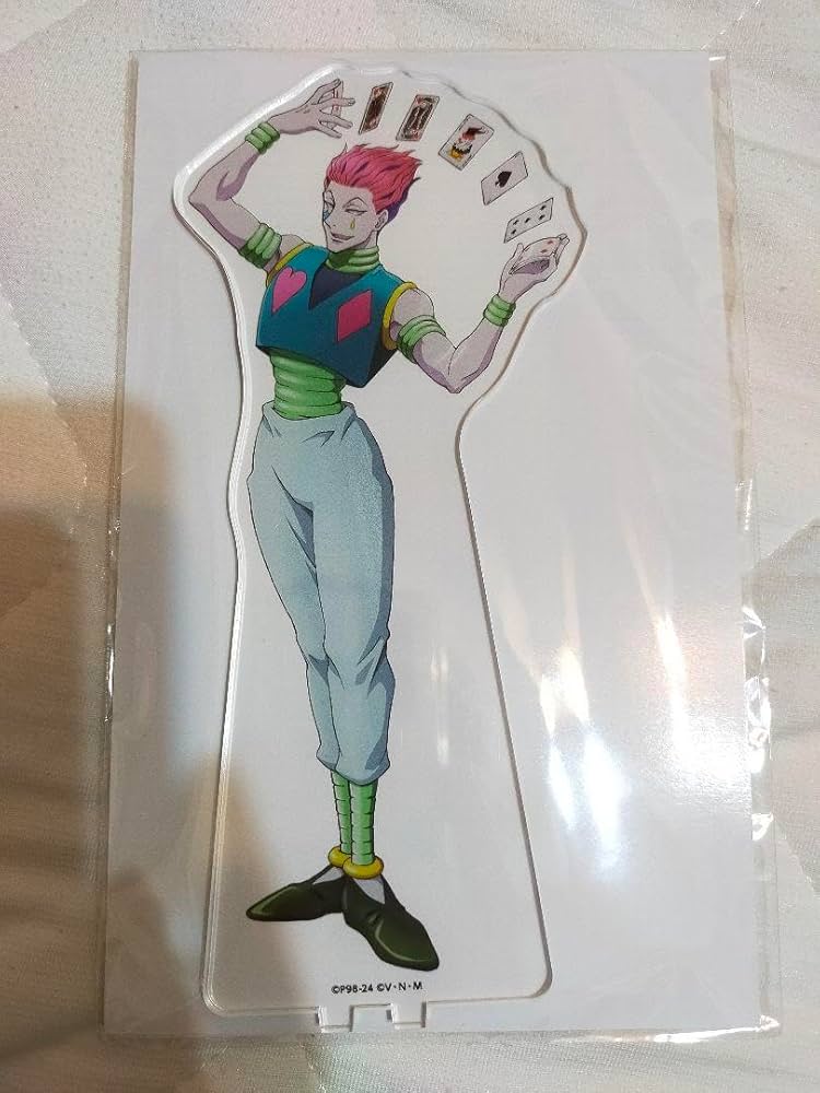 HUNTER×HUNTER ヒソカ BIGアクリルスタンド コラボカフェ HUNTER×HUNTER」 奇術師ヒソカのヒソカフェ 第2弾 BIGアクリル