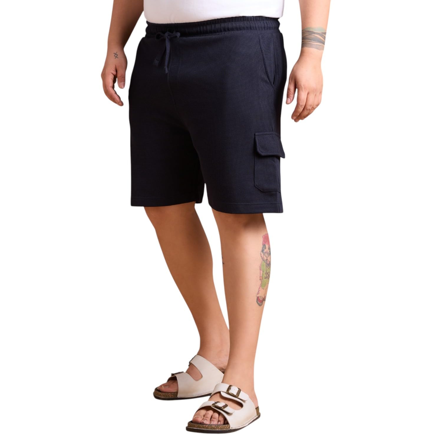 Mens Plus Size Cargo Shorts with Pockets | Casual Shorts for Man-image-19