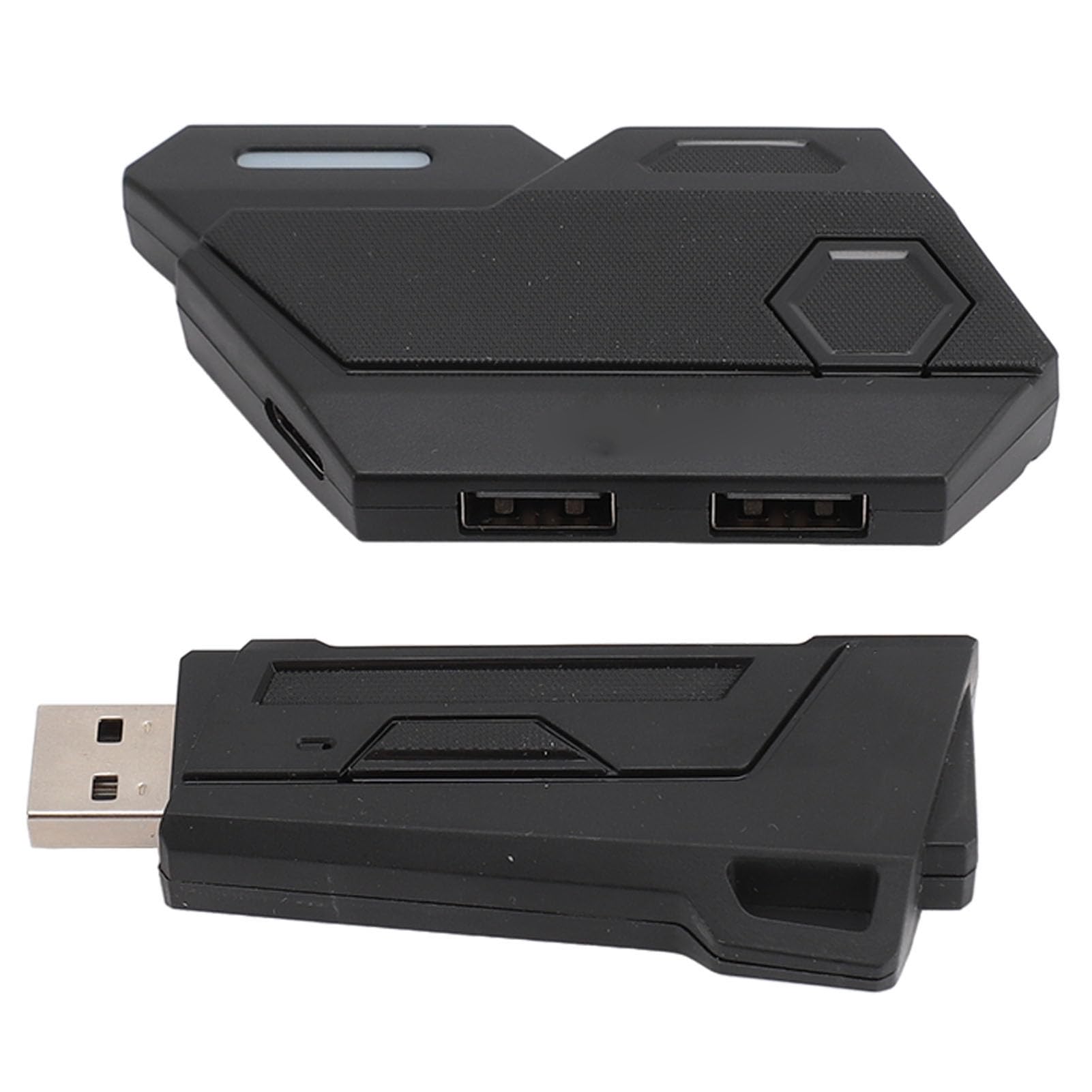 Cuifati Convertitore USB Plug and Play Tastiera Mouse per Serie, Adattatore per Controller di Gioco a Bassa Latenza, di Rete con un, Controllo Preciso per i Giochi