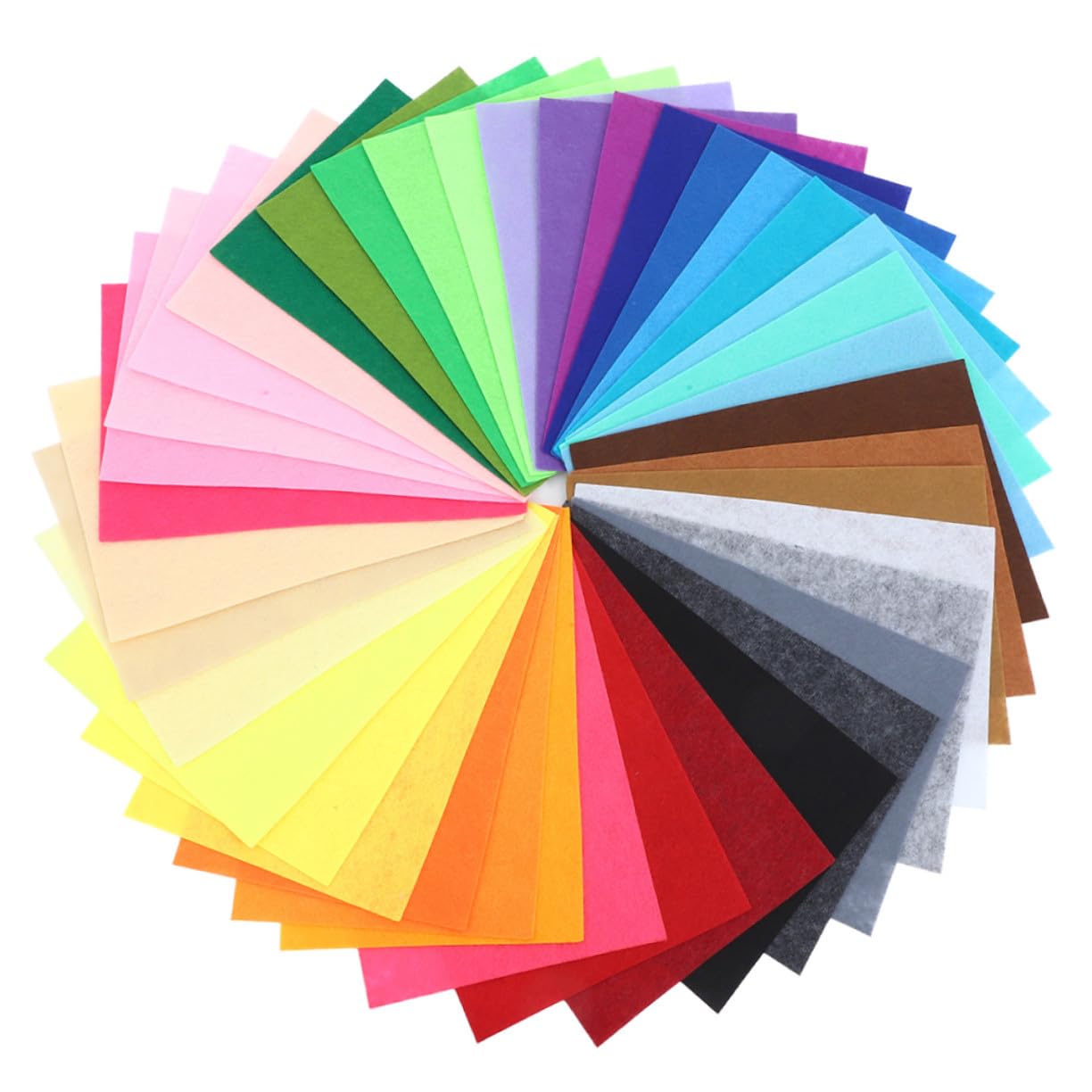 80 Stück Teiliges Bunte Filzplatten Vielseitiges Bastelfilzstoff Material für DIY Handwerk Nähen Patchwork Schulprojekte Kinderfreundlich Leuchtende Farben Inspirierendes Basteln