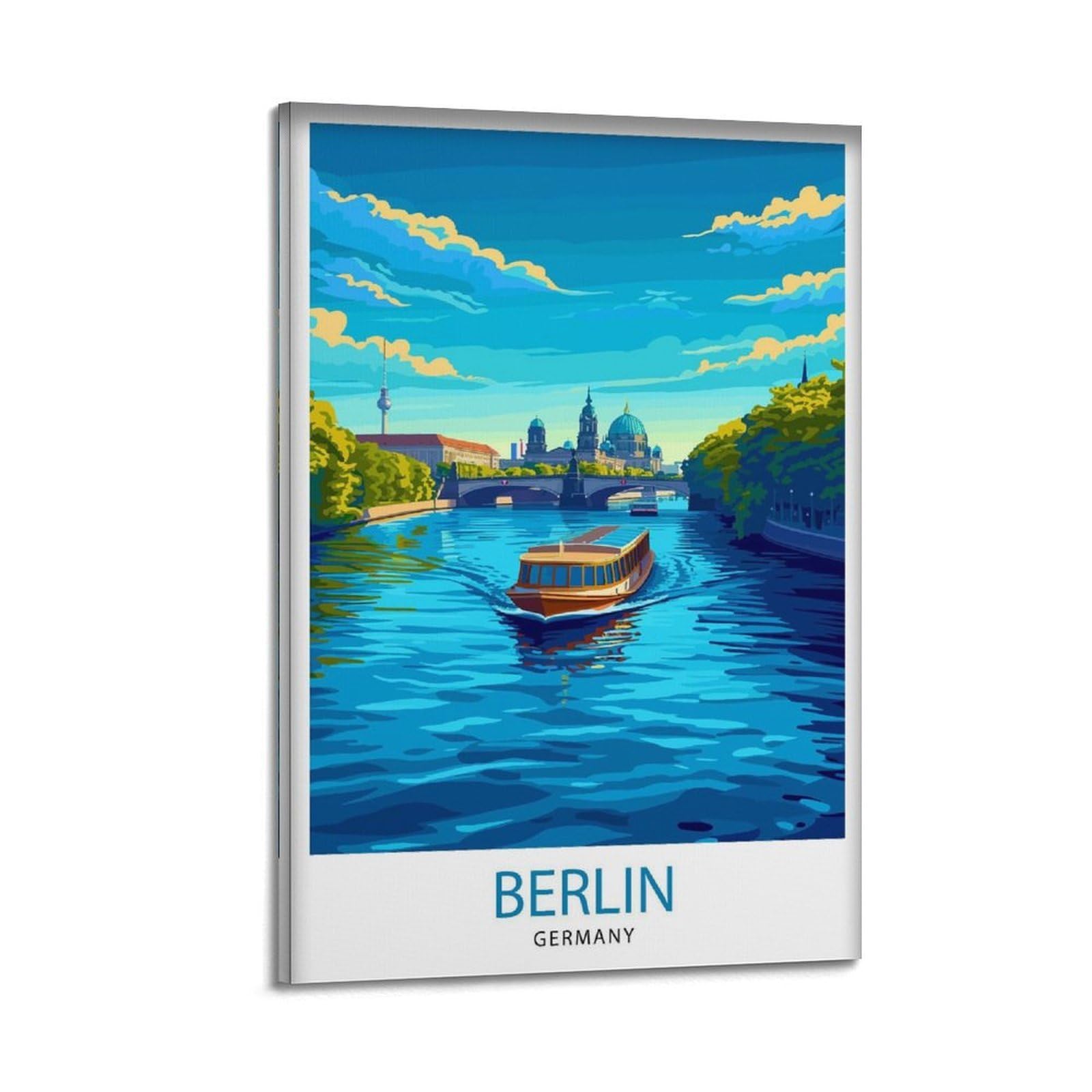 xiaoxiaoshen Berlin Germany Travel Gift Home De_5 Canvas Poster Wall Art Prints Room Aesthetic Murals Bedroom And Living Decorations 12x18inch(30x45cm)