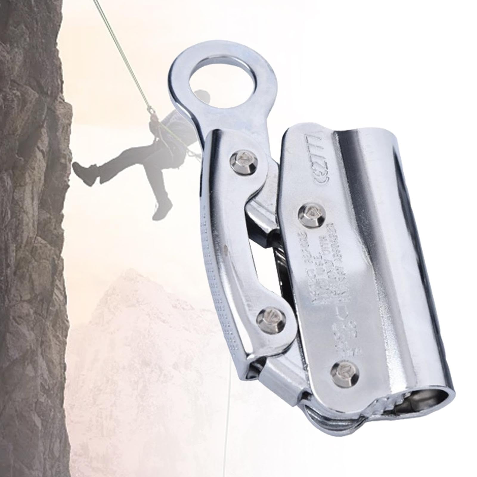 Harilla Coulisseau d'escalade, de corde de protection contre les chutes pour l'alpinisme, arboriste, expédition, travail, Trou rond