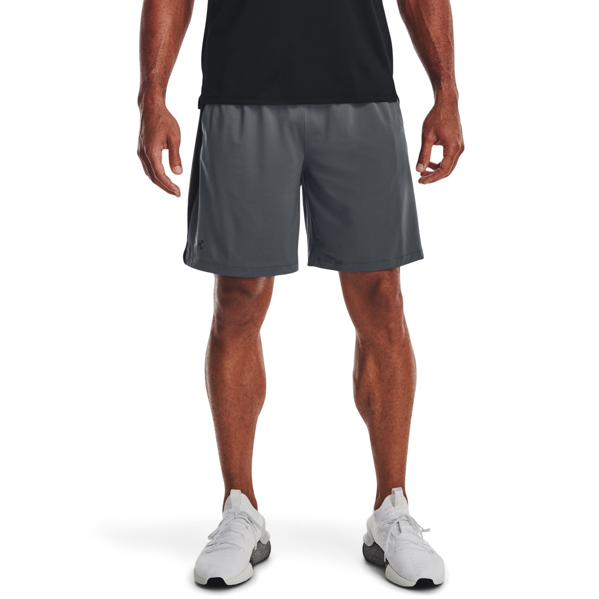 Under Armour Mens Tech Vent Shorts Pitch Grey S