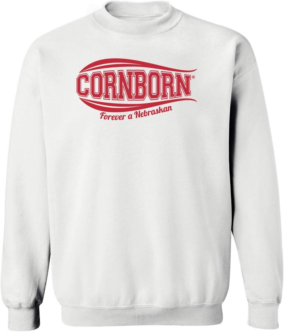 CornBorn Nebraska Huskers Sweatshirts | Crewneck | Choose Your Graphic