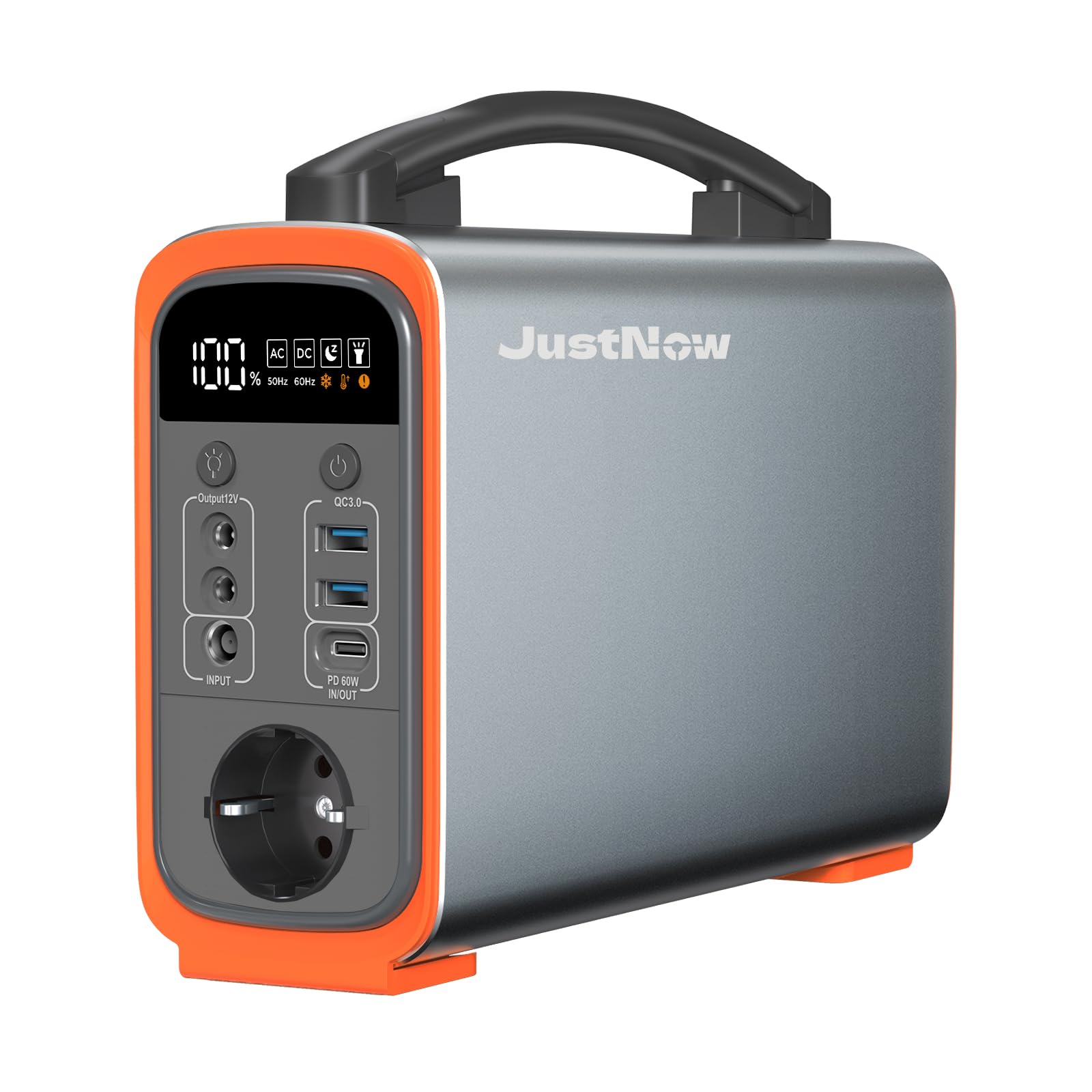 JustNow Przenośna stacja zasilająca 240 W/240 Wh, LiFePo4