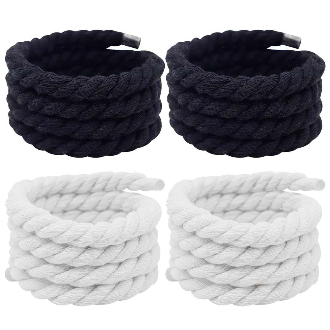 1 Paio NUOVO 10mm Di Spessore Lacci Delle Scarpe Da - Foto 12