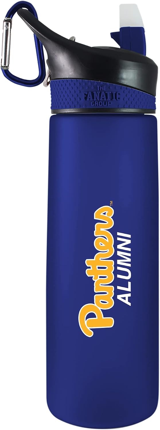 The Fanatic Group University of Pittsburgh Alum 24 oz Frosted Sport Bottle - Blue
