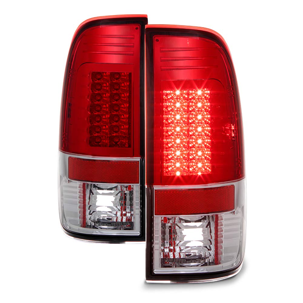 Se Adapta A 97-03 F150 F250 Pickup 99-07 Ford Superduty Rojo