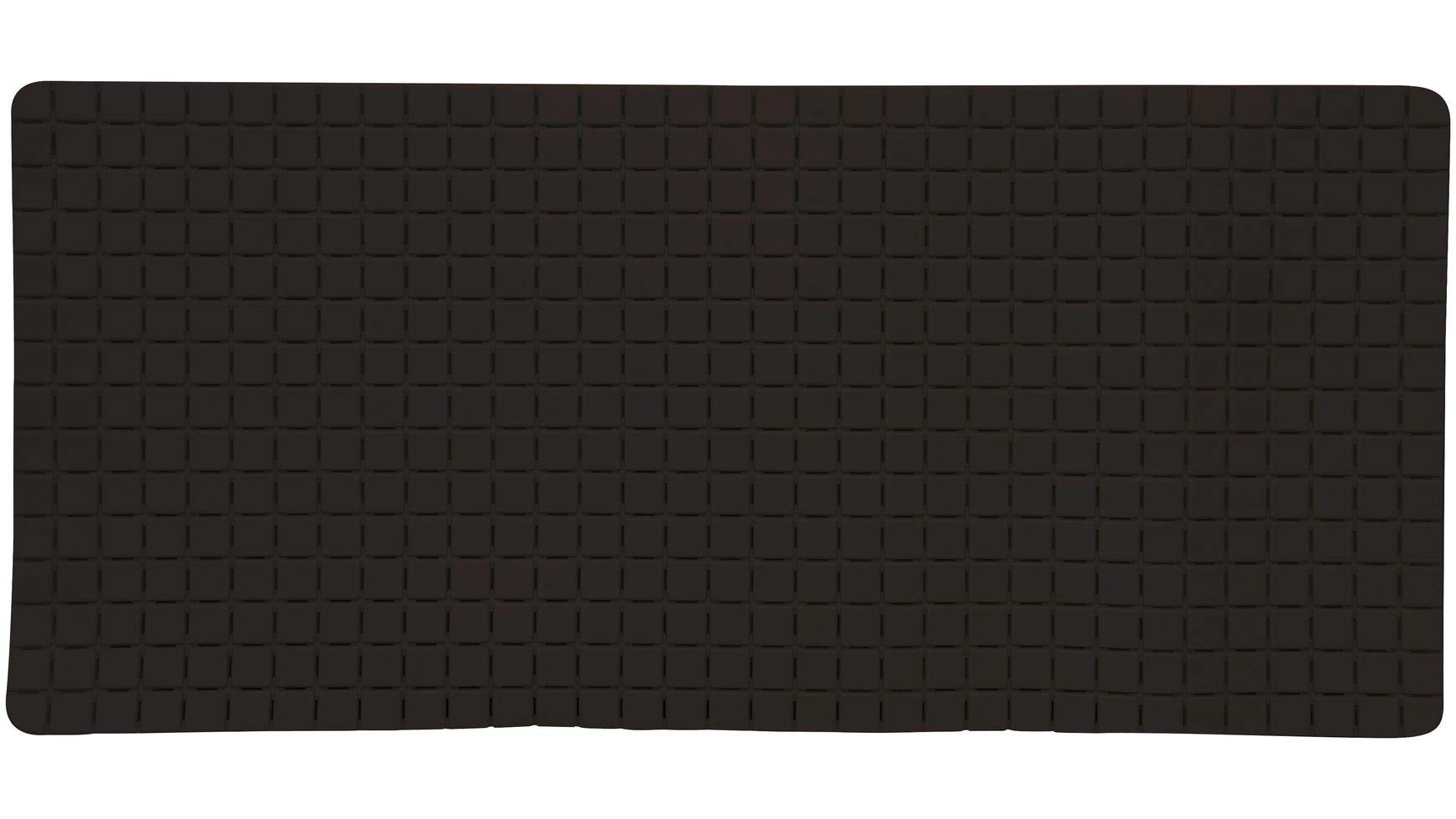 Bath mat "Quadro Premium" 36x76cm black, 76 x 36 cm (Rechteckig) - Image 2