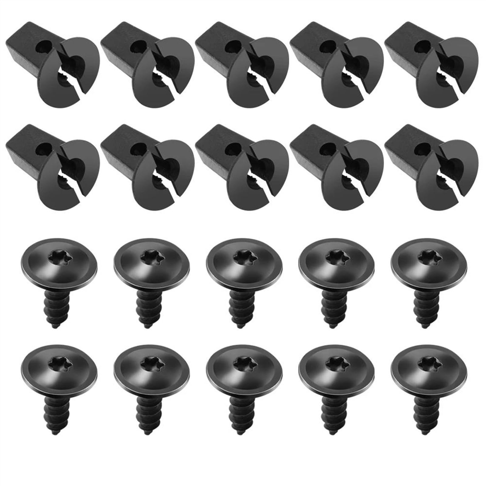10X AMÉNAGEMENT INTÉRIEUR de Fixation Clip pour Renault en Blanc Vert 7701049008 EUR 6,84