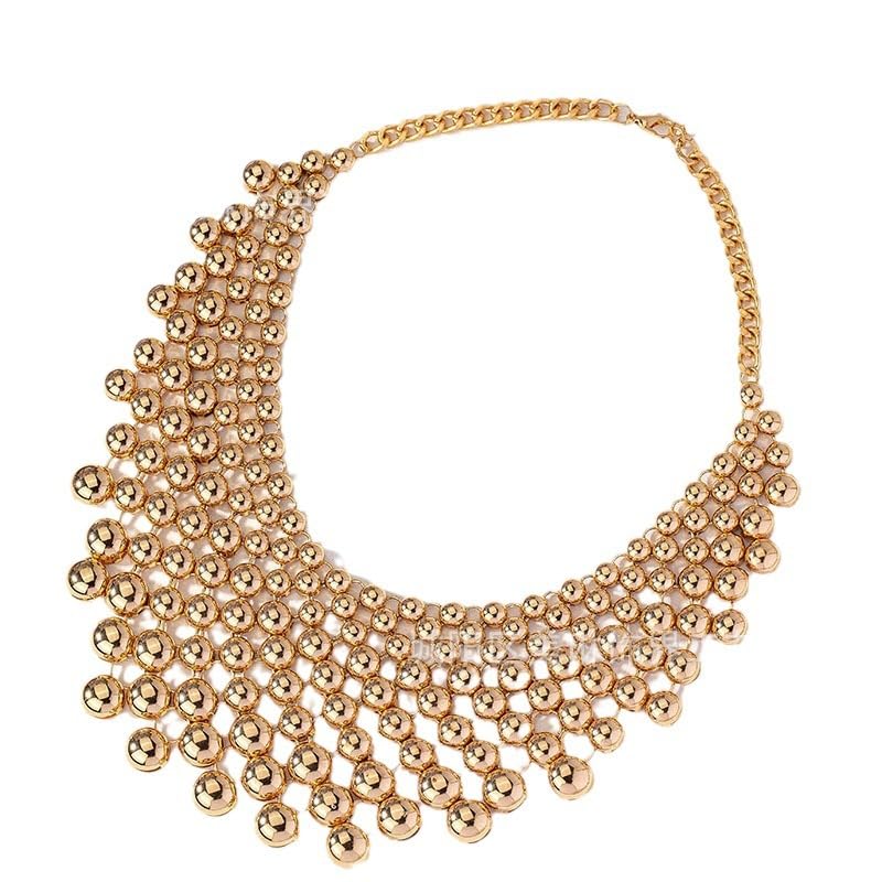 Handmade Fashionable Retro Necklace - Exaggerated Oversized Beads for a Bold and Unique Personality-picture-26