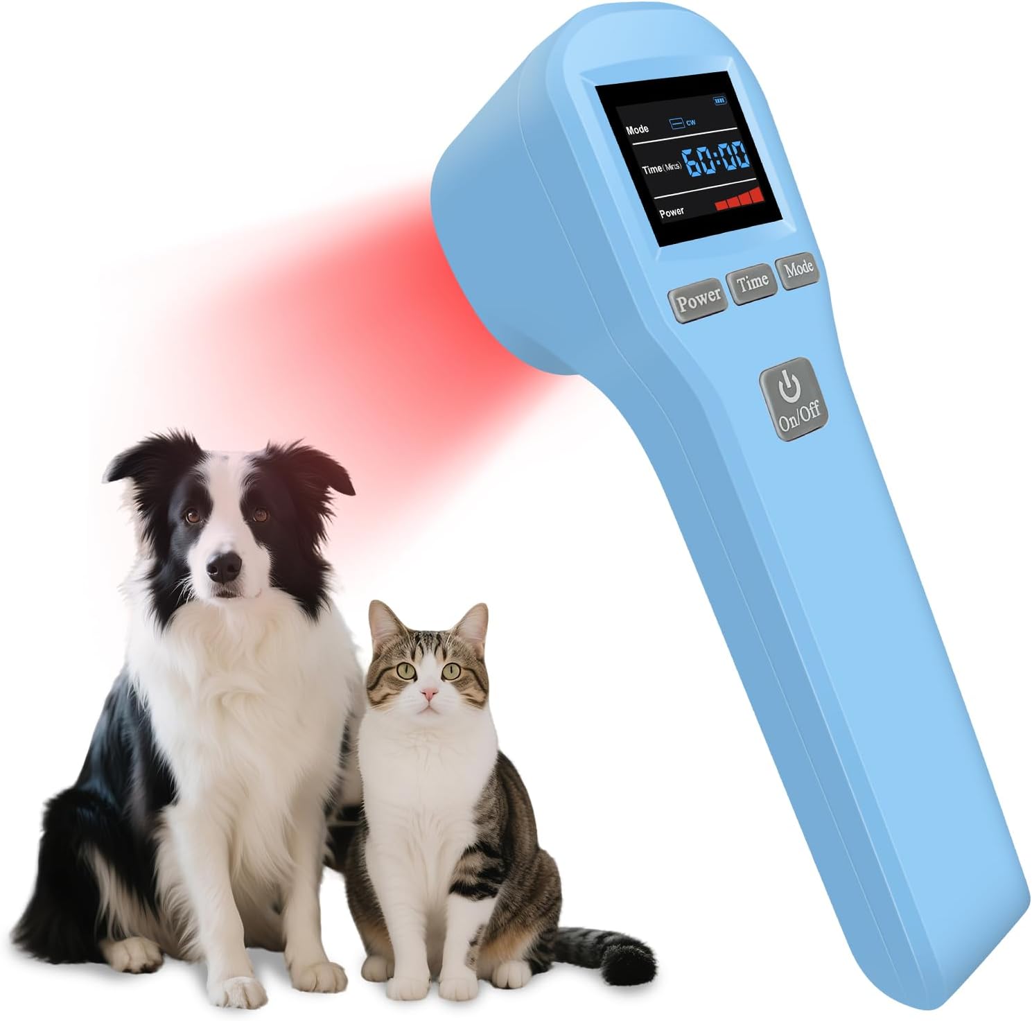 Red Light Therapy for Dogs, Portable Cold Laser Therapy Device for Horses, 2pcs 940nm 16pcs 660nm 2pcs 860nm Veterinary Laser Therapy Machine, Laser Therapy for Muscle, Joint Pain Relief