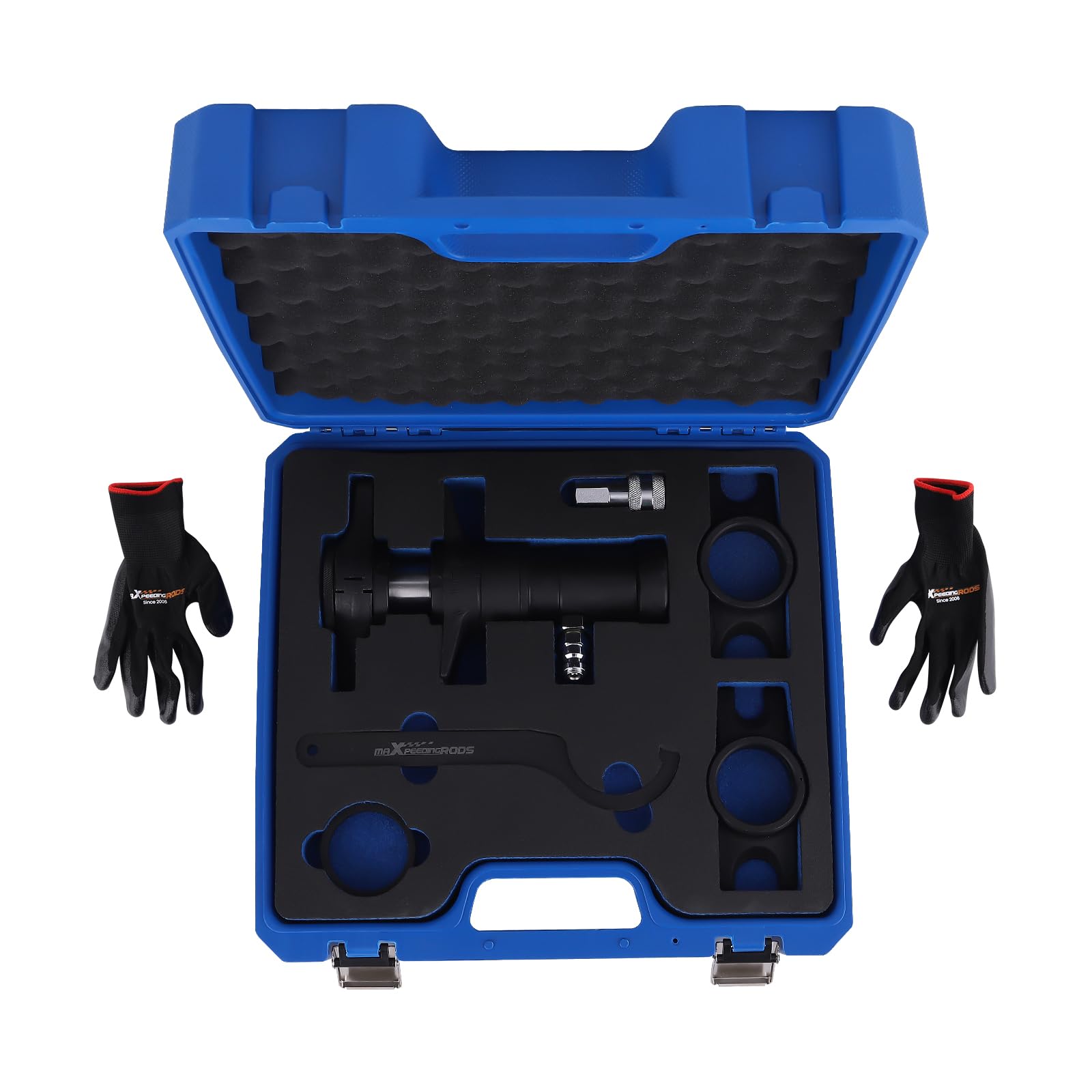 maXpeedingrods Juego de herramientas universales hidráulicas para articulación esférica hidráulica, juego de herramientas para coches, camiones, barras de acoplamiento de 19 – 36 mm, 2 m, rótula de