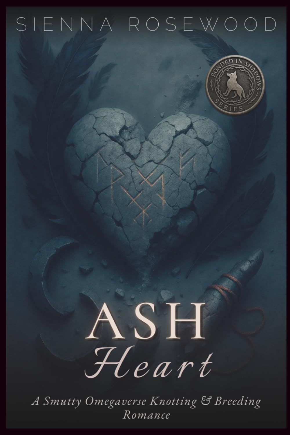 Ash Heart: A Smutty Omegaverse Knotting & Breeding Romance (Bonded in Shadows - A Dark Omegaverse Romance Series)
