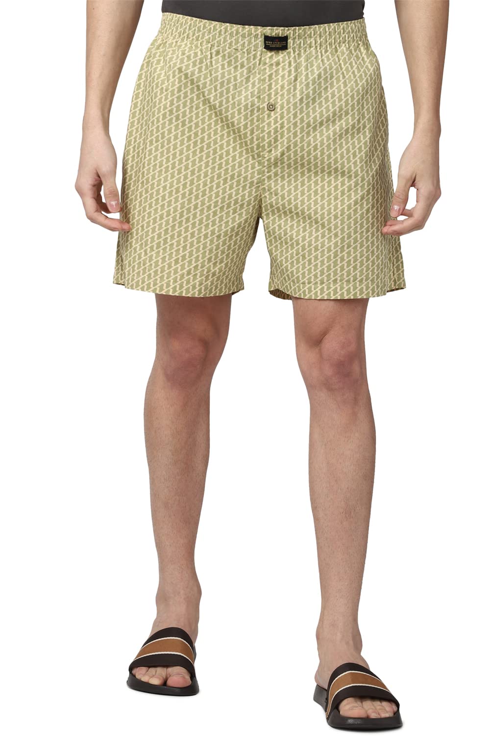 peter england Men's Cotton Classic Regular Fit Printed Boxer Shorts-picture-24