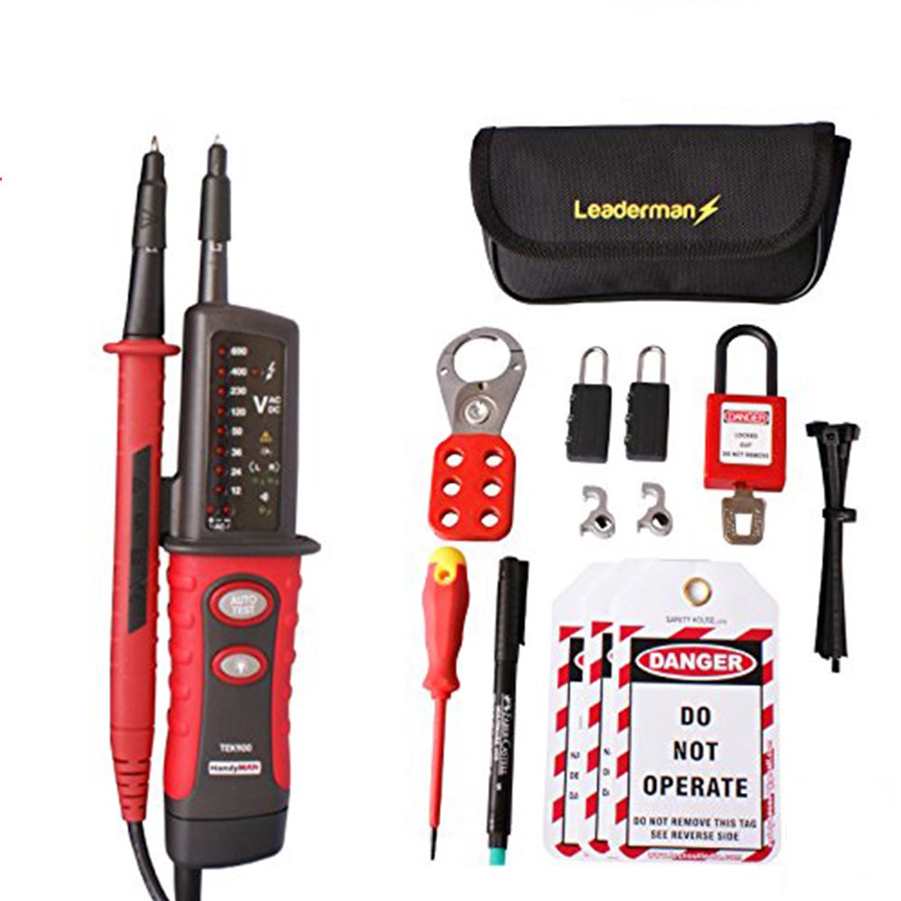 Metrel Tester Tpt 900 Voltage And Continuity Tester And Leaderman Lock Out Kit Los-K1