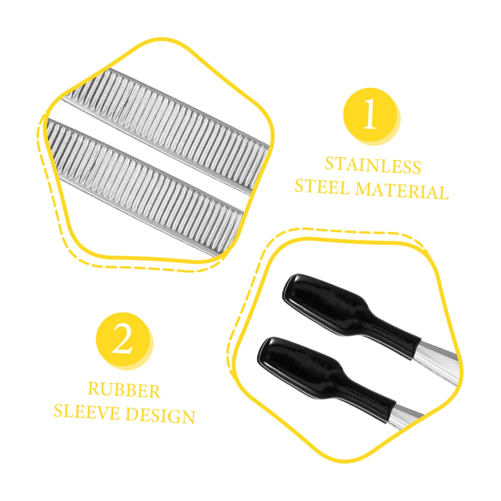SHINEOFI 5 Set Pinzette Per Timbri Funzione Di Modellazione Lavoro Di Laboratorio Creazione Di Gioielli Pinzette In Acciaio Artigianato E Hobby In Acciaio Inossidabile Pinzette Per 2 pezzi*5