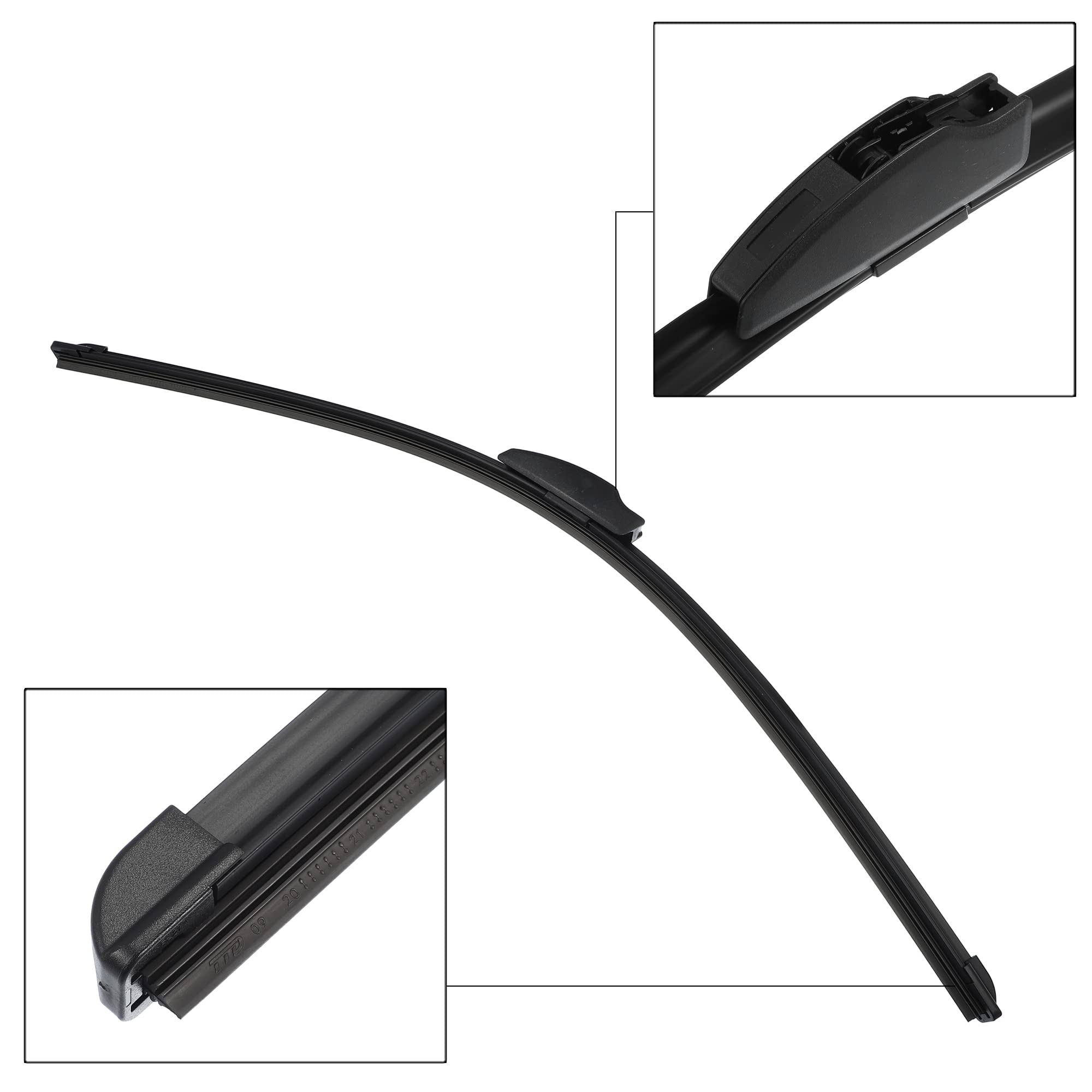 QUARKZMAN 3pz Anteriore Posteriore Parabrezza Tergicristallo Spazzole Set per Hyundai I30 GD