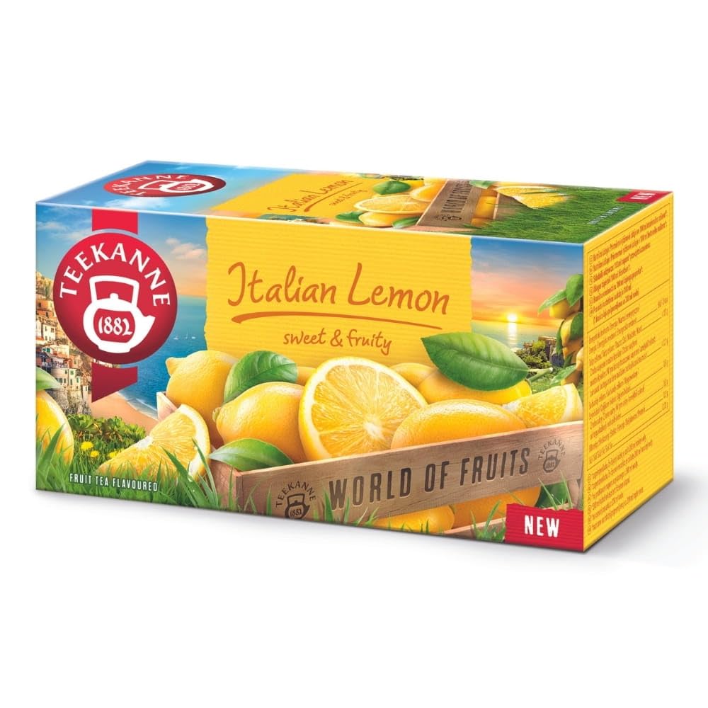 Tetera de limón italiano (New Edition) – Tés de frutas con sabor a limón y miel – 6 x 20 Tb