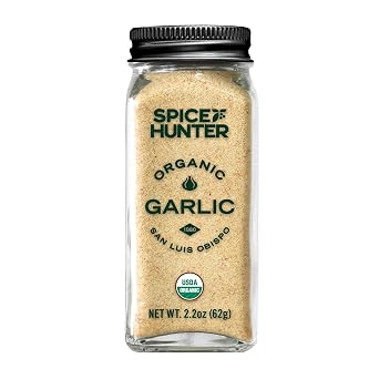 The Spice Hunter Garlic, Granulated, Organic, 2.2-Ounce Jar