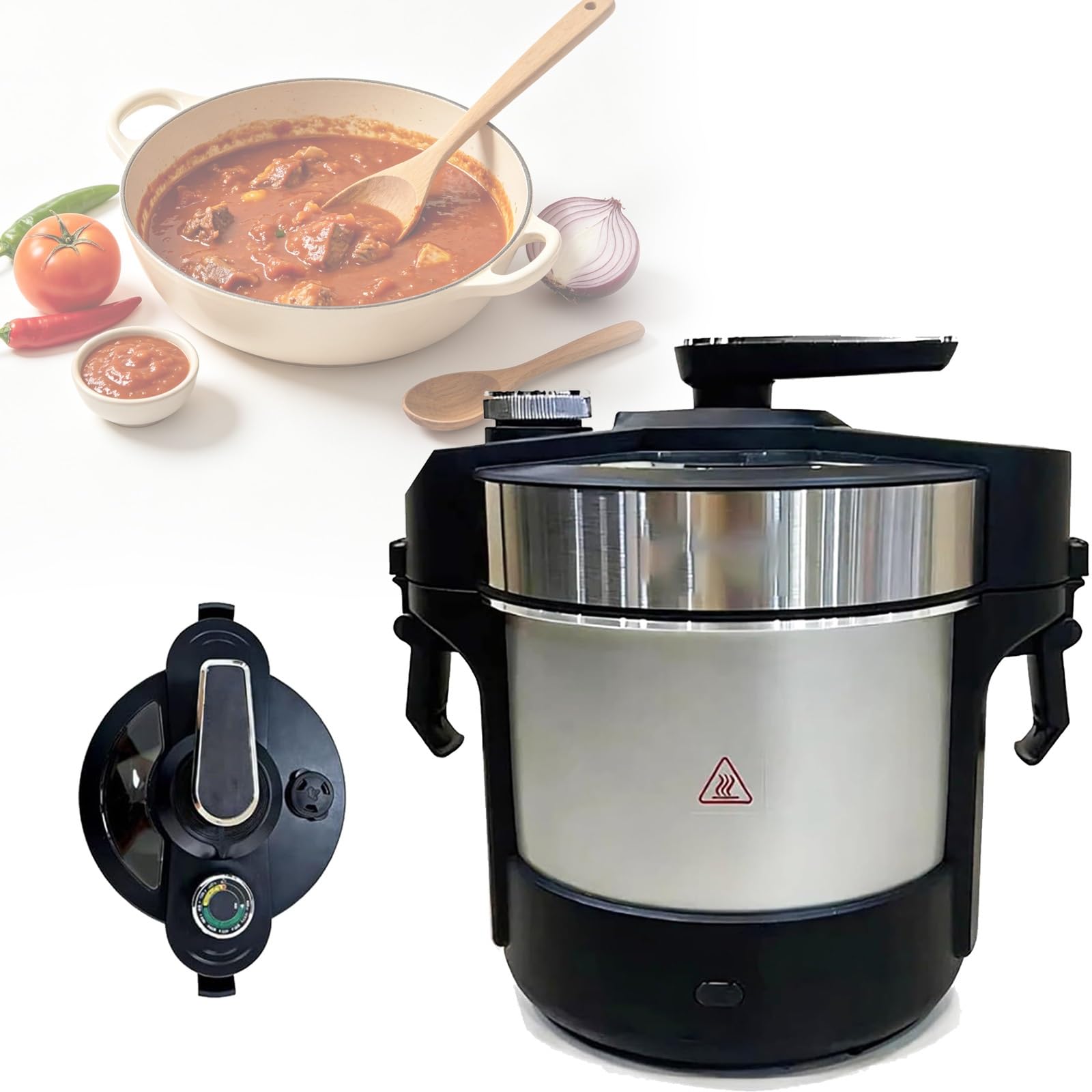 Automatyczny Tłuczek Do Ignamu, 1000 W, Wielofunkcyjny Robot Kuchenny | Tłuczek Do Ignamu, Automatyczny, 6 L, Do Fufu, Amala I Banku, Łatwy W Czyszczeniu, Odpowiedni Dla 5-8 Osób