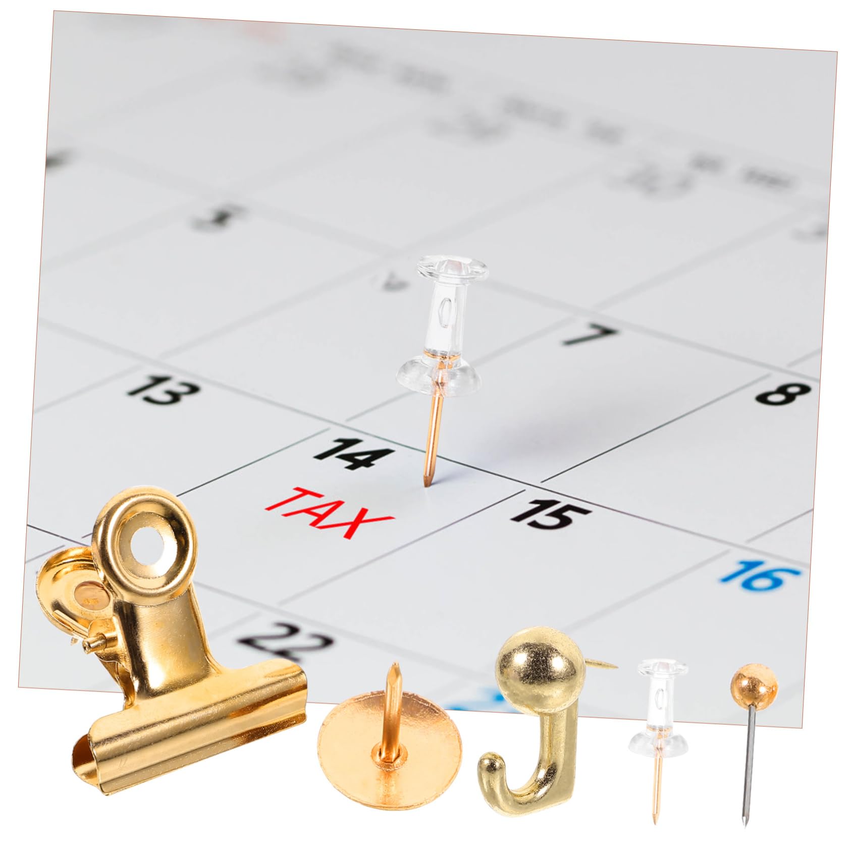5ensembles Punaise Doré pour Planche De Liège Accessoires Créatifs pour Cartes Et Décorations Polyvalent pour Bureau Et Organisation Personnelle