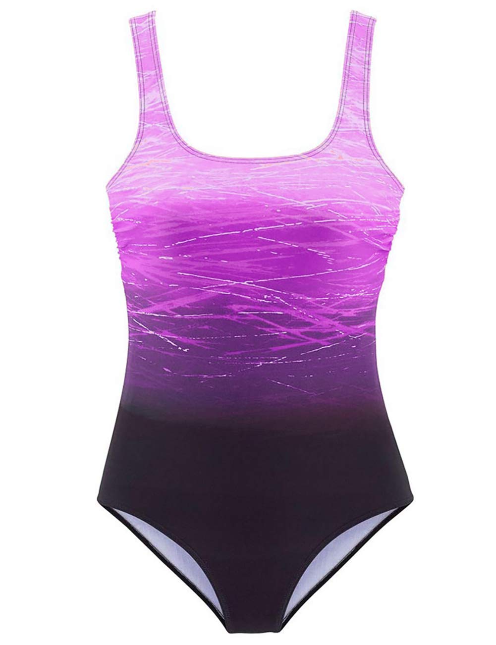 Bsubseach Femme Tummy Control Maillot De Bain Une PièCe Criss Cross Back Maillot De Bain