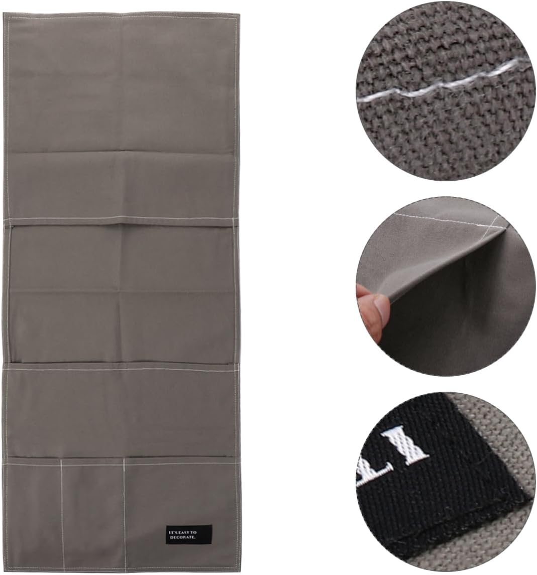 1pc Sofa Armrest Organizer Bag Cotton Fabric Side Pocket for Remote Control Mobile and Sundries for Couch and Bed Easy Access and Clean Design
