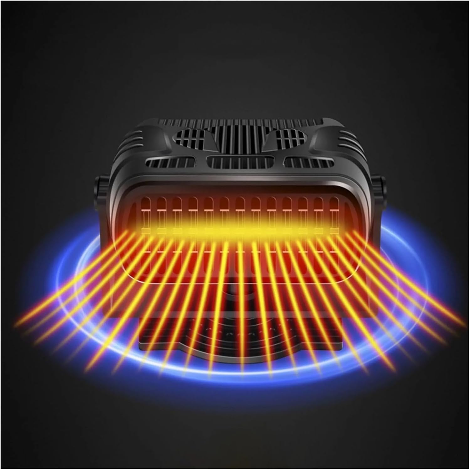 Car Heater Windshield Defroster Winter 12V 24V Auto Electric Stove Fan Heating Cooling Integrated Defrosting Tools Accessories(12V 120W)