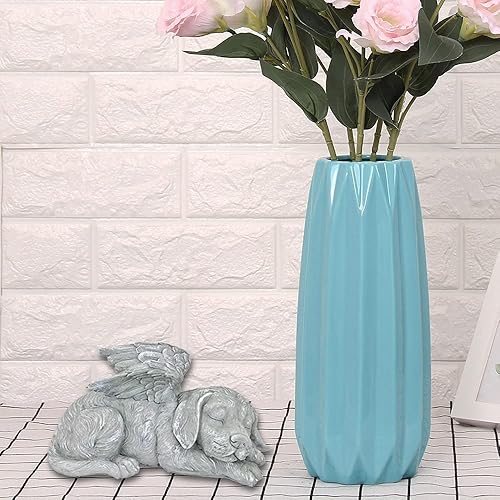 Miniatura 5 de Adorno de alas de ángel para perro, estatua de ángel para perro, mini estatua de animal para lápidas de jardín o decoración de césped