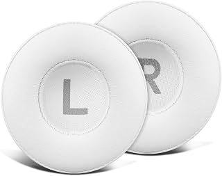 SOULWIT 70mm Ersatzpolster Ersatz Ohrpolster für Logitech Zone 300/Zone 301/Zone 305 Wireless Kopfhörer, Polster mit weichem Proteinleder, Geräuschisolationsschaum, erhöhte Dicke